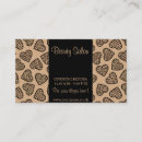 Search for cheetah business cards Cosmetologist