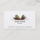Search for opened business cards School