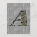 Search for flower monogram postcards Initial