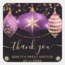 Search for purple christmas stickers Gold