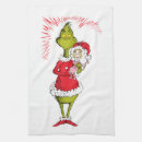 Search for grinch table linens Grinch in santa suit