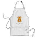 Search for funny bird aprons Owl