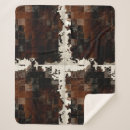 Search for faux leather blankets Cowboy