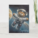 Recherche de planets vœux cartes Astronaute