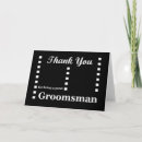 Search for groomsman wedding thank you cards White