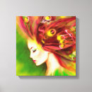 Search for butterfly woman art Hair