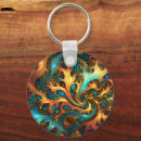 Search for teal orange keychains Abstract