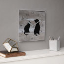 Recherche de silhouette de chien horloges Noir