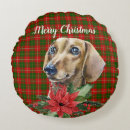 Search for dachshund christmas pillows Doxie