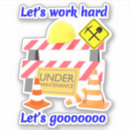 Recherche de maintenance autocollants Dur