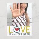 Search for needs postcards Red heart