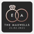 Search for gold rings stickers Black