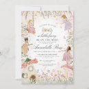 Search for enchanted garden baby shower invitations Baby girl