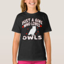 Search for owl girls tshirts Red