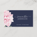 Recherche de peony business cards Aquarelle florale