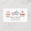 Search for macaron business cards Cupcake