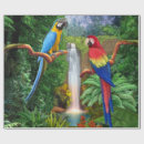 Search for macaw wrapping paper Tropical