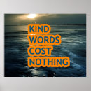 Search for kind words posters Quotes