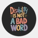 Search for disable round stickers Support