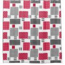 Search for red polka dots shower curtains Bright
