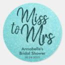 Search for aqua glitter stickers Bridal shower