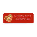 Search for pizza party return address labels Modern