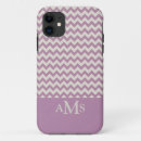 Search for 3 letter monogram iphone cases Chevron