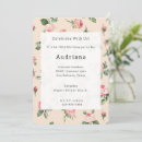Search for cream birthday invitations Feminine