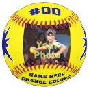 Search for team softballs Yellow
