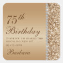 Search for 75th birthday stickers Girly