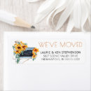 Search for moving announcement return address labels Rustic