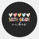 Search for sixth grade stickers Back to school