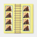 Recherche de train vapeur magnets Vintage