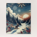 Recherche de moose puzzles Coucher de soleil