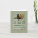 Recherche de terriers écossais vœux cartes Rétro