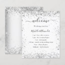 Search for winter wonderland wedding programs Silver