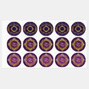 Search for mandala wedding stickers Blue