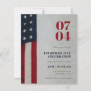 Search for flags 4x5 invitations Stars and stripes