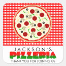 Search for pizzeria stickers Pizza party
