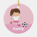 Search for girls soccer ornaments Pink