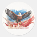 Search for bald stickers Red white blue