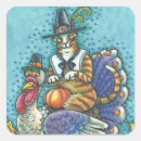 Search for thanksgiving cat stickers Funny