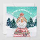 Recherche de arbres neige couverts vœux cartes Bonhomme de neige