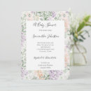 Search for lilac and peach invitations For her