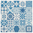 Search for blue and white fabric Moroccan