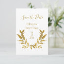 Search for gold white save the dates Chic