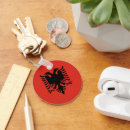 Search for albanian flag keychains Black