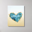 Search for teal gold canvas prints Green