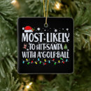 Search for funny golf ornaments Merry christmas