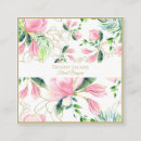 Search for magnolia flower business cards Interior designer